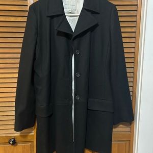 Banana Republic Black Wool Coat